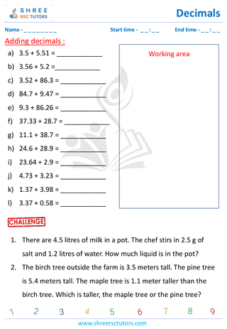 Adding Decimals (5)