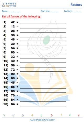 Factors And Multiples Of A Number (4)