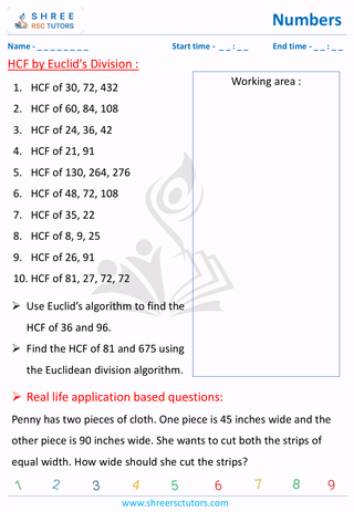 HCF By Euclids Algorithm And Special Cases Of LCM And HCF (5)