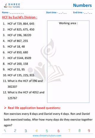 HCF By Euclids Algorithm And Special Cases Of LCM And HCF (1)
