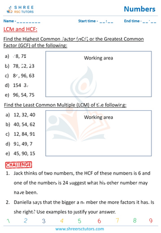 LCM And HCF Of Numbers (4)