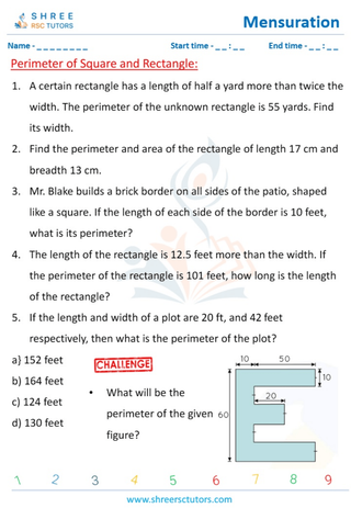 Perimeter Of A Square And Rectangle (5)