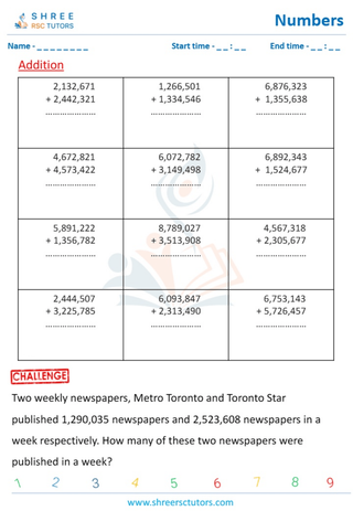 Addition And Subtraction Of Large Numbers (4)