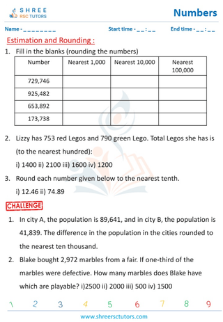 Estimations And Rounding (3)