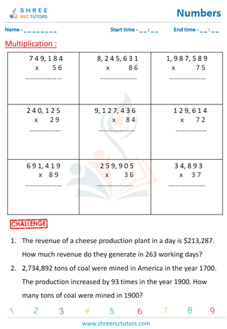 Multiplication And Division Of Large Numbers (5)
