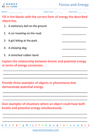 Kinetic, Potential, And Various Types Of Energy 6