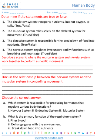 Interdependence Of Body Systems 6