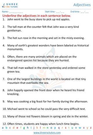 Adjectives 3
