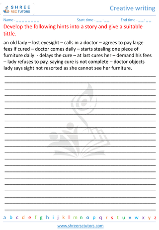 Creative Writing 6   6