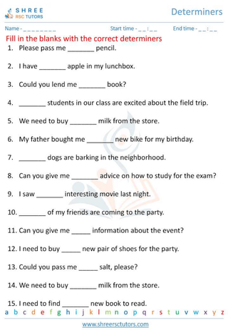 Determiners 5