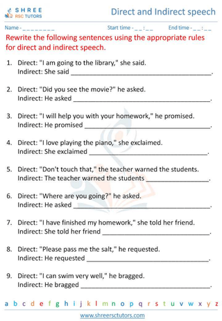 Direct And Indirect Speech 1