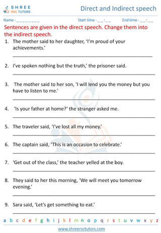 Direct And Indirect Speech 3