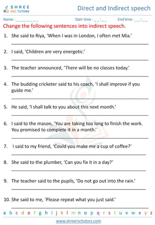 Direct And Indirect Speech 4