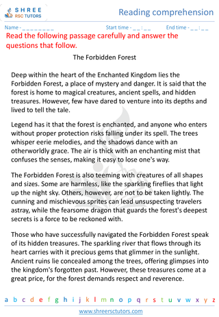 Reading Comprehension 5