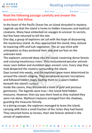 Reading Comprehension 1