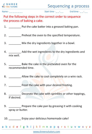 Sequencing A Process 2
