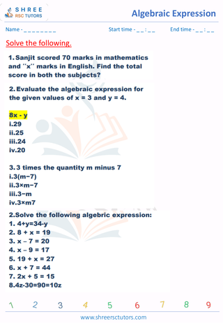Evaluating Expressions In Multivariable (3)