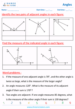 Adjacent Angles (2)