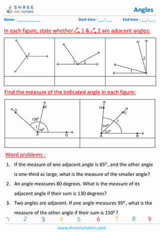 Adjacent Angles (5)
