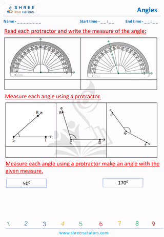 Measuring Angles & Drawing Angles (8)