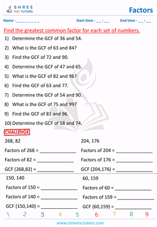 GCF Of Two Numbers Descriptive (1)