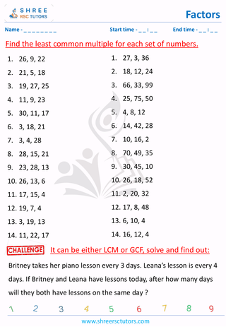 LCM Of Three Numbers (3)