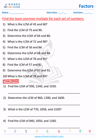 LCM Of Two Numbers Descriptive (1)