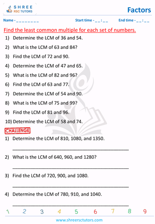 LCM Of Two Numbers Descriptive (4)
