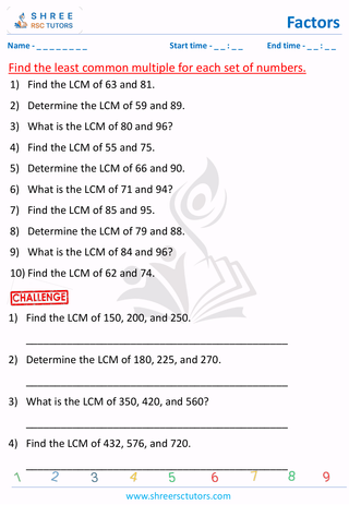LCM Of Two Numbers Descriptive (2)