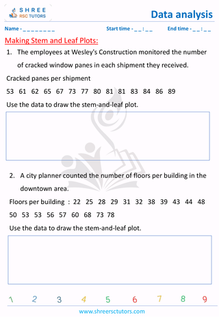 Making Stem And Leaf Plots (1)
