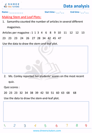 Making Stem And Leaf Plots (2)