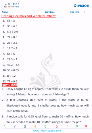 Dividing Decimals And Whole Numbers (4)