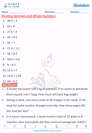 Dividing Decimals And Whole Numbers (5)