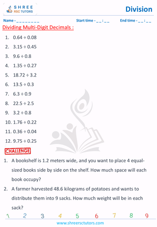 Dividing Multi Digit Decimals (4)
