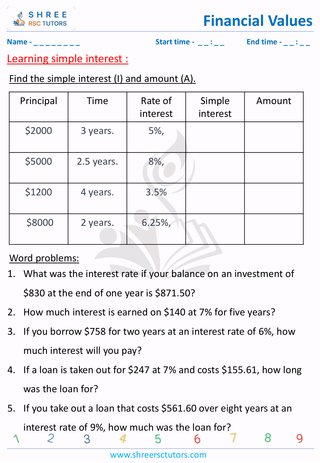 Simple Interest (10)