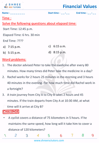 Time Word Problem (8)