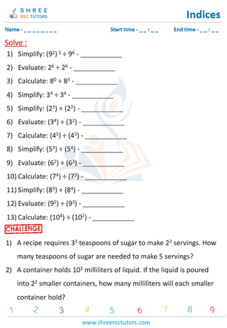 Division Rule In Indices  (4)