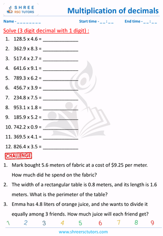 3 Digit Decimal With 1 Digit (2)