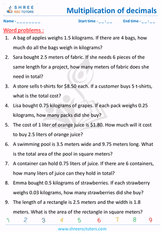 Word Problems (4)
