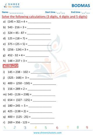 3 Digit Value Calculations (3)