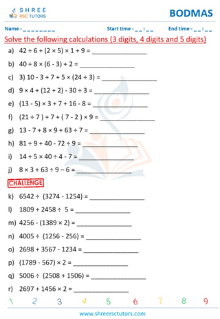 4 Digit Value Calculations (4)