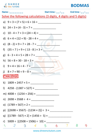 4 Digit Value Calculations (3)