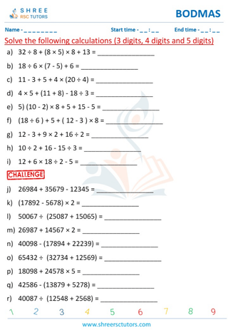 5 Digit Value Calculations (4)