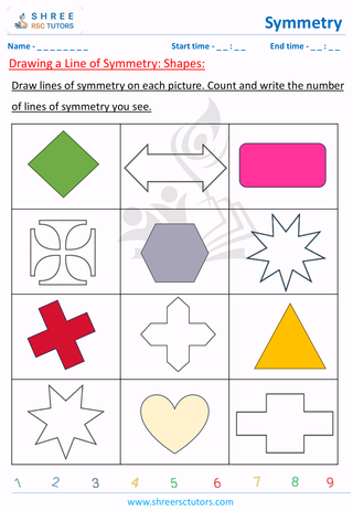 Drawing A Line Of Symmetry (1)