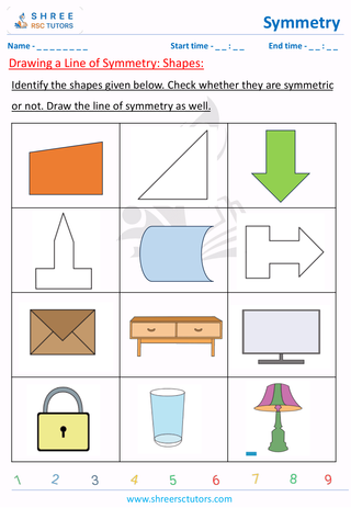 Drawing A Line Of Symmetry (3)