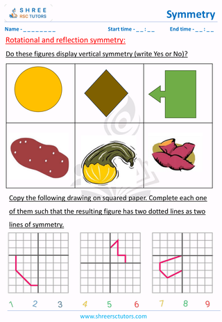 Rotational And Reflection Symmetry (4)