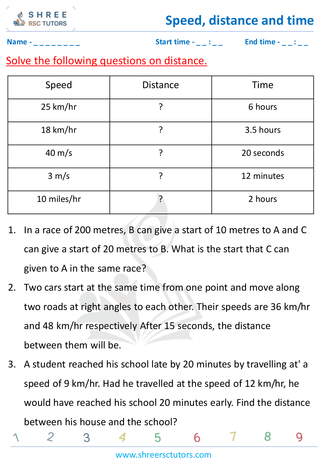 Simple Questions On Distance (2)