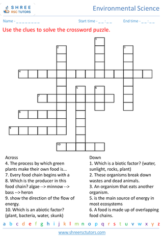 Ecosystems And Interactions 5