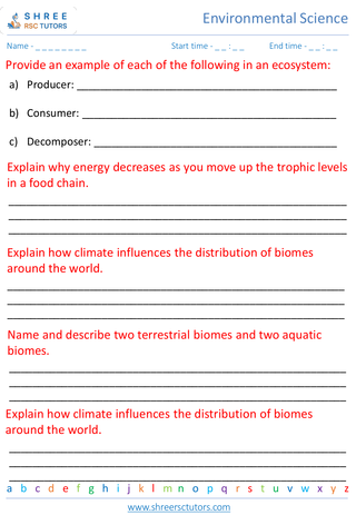 Ecosystems And Interactions 3