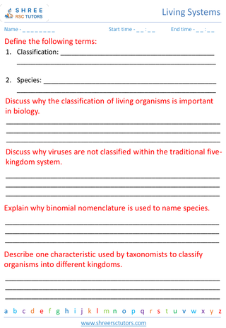 Classification Of Living Organisms 4